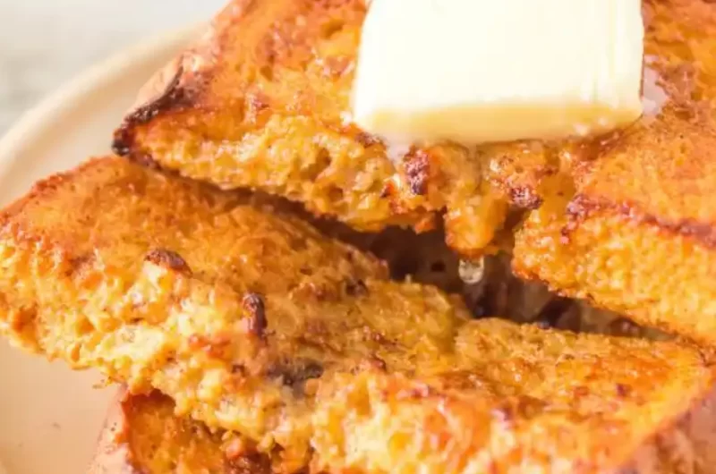 Torrijas de calabaza en freidora de aire
