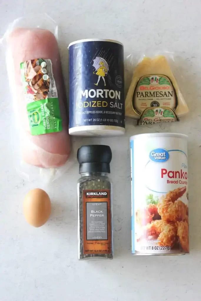 Ingredientes receta Nuggets de pavo en air fryer